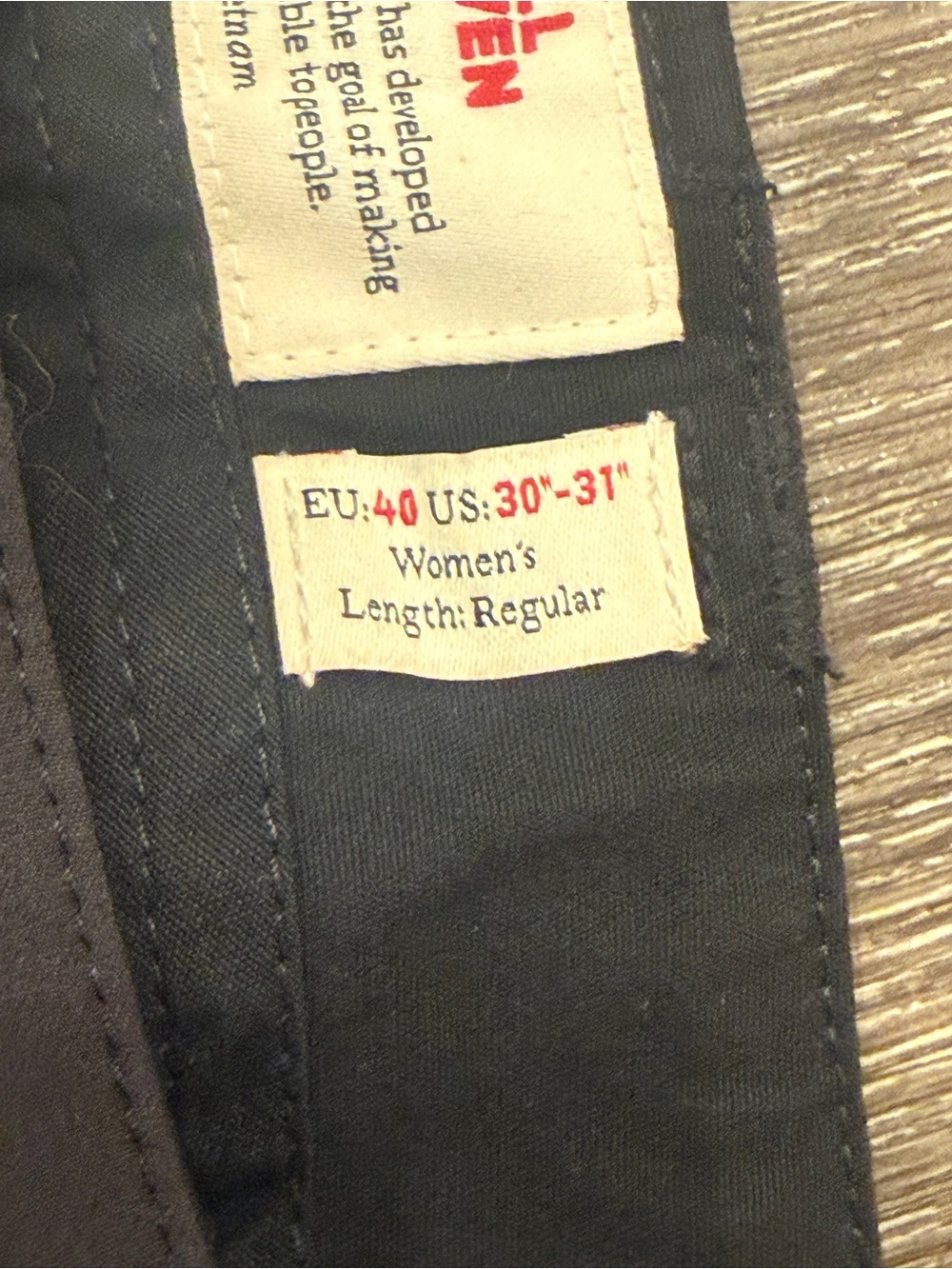 NWT Fjallraven Keb Curved Tapered Leg Curved Trouser - Women's Pants Size 10 - Picture 5 of 9